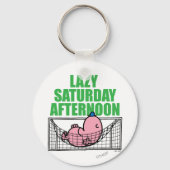 zaterdagmiddag met de heer Lazy Sleutelhanger (Voorkant)