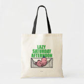zaterdagmiddag met de heer Lazy Tote Bag (Voorkant)