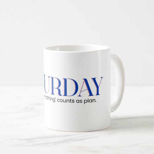 Zaterdagochtend Koffiemok (Voorkant rechts)