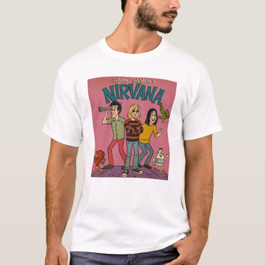 Zaterdagochtend Nirvana Cartoons T-shirt (Voorkant)