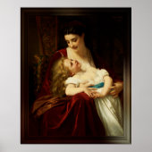 Zaternale affectie door Hugues Merle Poster (Voorkant)
