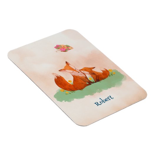 Zaternale liefde tussen een moedervos en haar kubu magneet (Rechterzijde)