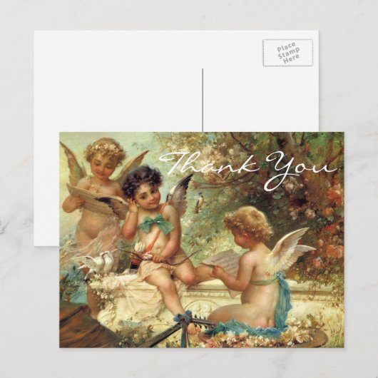 Zatzka's 3 Angels Briefkaart (Voorkant / Achterkant)