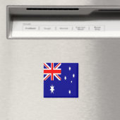 zAU002 AUSTRALIAANSE VLAG, Oceanië, Fridge Magneet (Insitu (Vaatwasser))