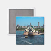 zAU004 SYDNEY, OPERA HOUSE, Australië, Fridge Magneet (Voorkant / Achterkant)
