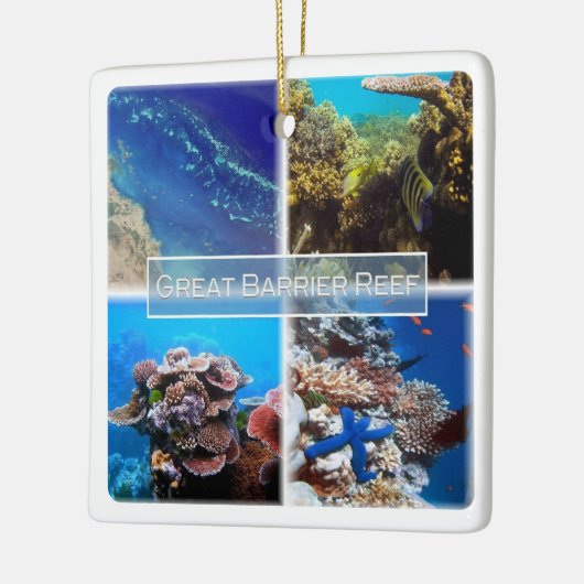 zAU011 THE GREAT BARRIER REEF, Australië, Keramisch Ornament (Links)