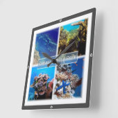 zAU011 THE GREAT BARRIER REEF, Australië, Vierkante Klok (Hoek)