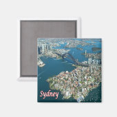 zAU018 SYDNEY, Australië, Oceanië, Fridge Magneet (Voorkant / Achterkant)