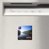 zAU021 SYDNEY, Bay, Australië, Oceanië, Fridge Magneet (Insitu (Vaatwasser))