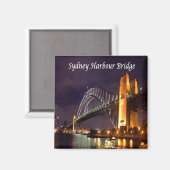 zAU034 SYDNEY, HARBOR BRIDGE, Australië, Fridge Magneet (Voorkant / Achterkant)
