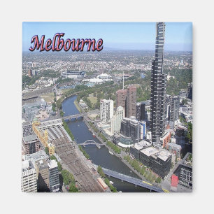 zAU043 MELBOURNE, Australië, Oceanië, Fridge Magneet