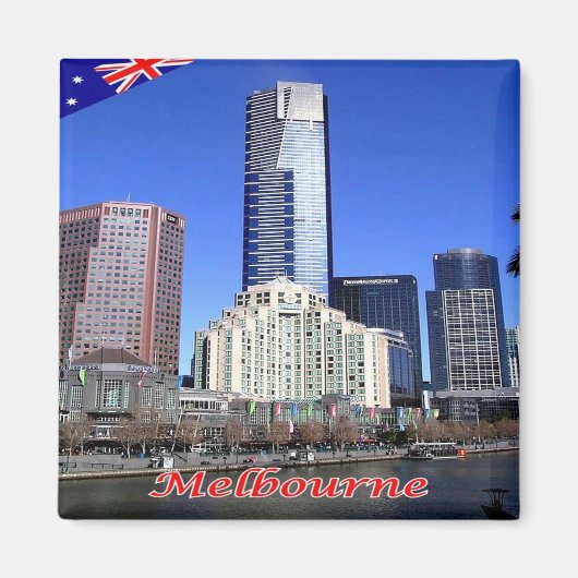 zAU044 MELBOURNE, Australië, Oceanië, Magneet (Voorkant)