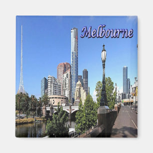 zAU047 MELBOURNE, Australië, Oceanië, Fridge Magneet