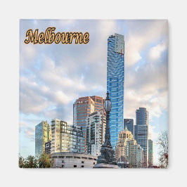 zAU057 MELBOURNE, Skyline, Australië, Fridge Magneet
