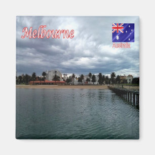 zAU070 MELBOURNE, Australië, Oceanië Fridge Magneet