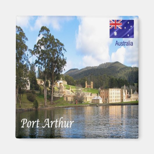 zAU088 PORT ARTHUR, Australië, Oceanië, Fridge Magneet (Voorkant)