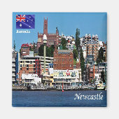zAU093 NEW CASTLE, Australië, Oceanië, Fridge Magneet (Voorkant)