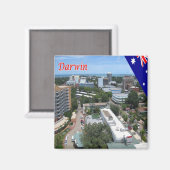 zAU099 DARWIN, Australië, Oceanië, Fridge Magneet (Voorkant / Achterkant)