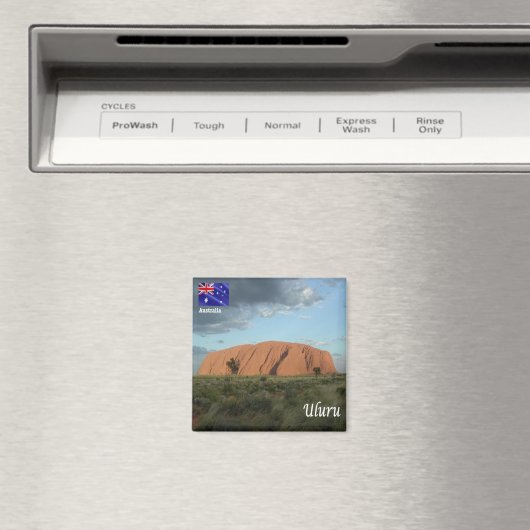 zAU109 ULURU, Ayers Rock, Australië, Fridge Magneet (Insitu (Vaatwasser))