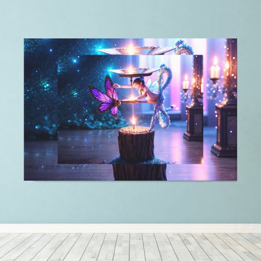 Zauber Fee Canvas Afdruk (Insitu (Houten vloer))