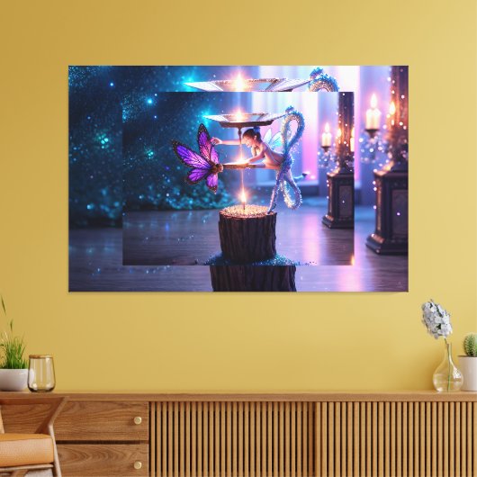 Zauber Fee Canvas Afdruk (Insitu (Woonkamer))