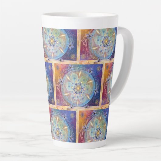 Zauber - Latte - Tasse Latte Mok (Rechterhoek)