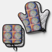 Zauber - ovenwant & pannenlap set (Voorkant / Achterkant)