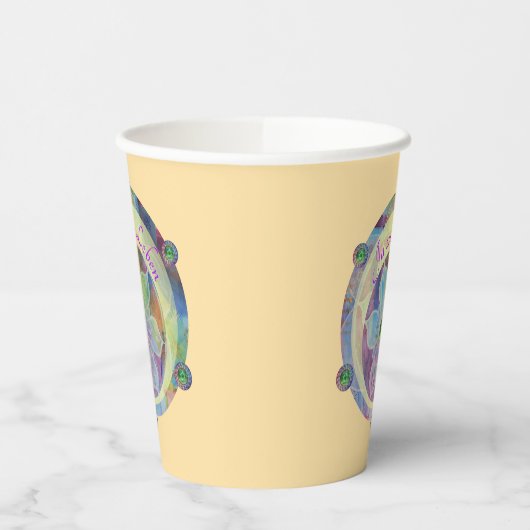 Zauber -  papieren bekers (Links)