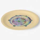 Zauber - papieren bordje (Gekanteld)