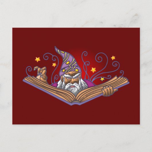 Zauberer Buch Grimoire-tovenaarsslager Briefkaart (Voorkant)