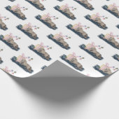 Zauberhaftes Weihnachtsgeschenkpapier mit Pferd Cadeaupapier (Hoek)