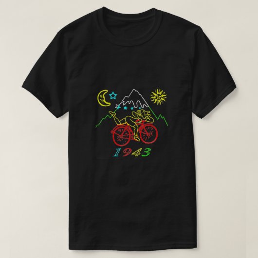 Zauberwald Acid Hofmann Bicycle 1 T-shirt (Design voorkant)