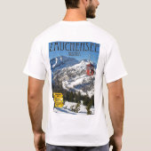 Zauchensee Ski Area 18x24 T-shirt (Achterkant)