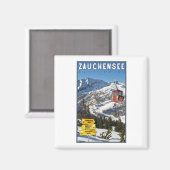 Zauchensee Ski Resort Magneet (Voorkant / Achterkant)