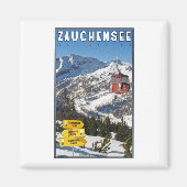 Zauchensee Ski Resort Magneet (Voorkant)