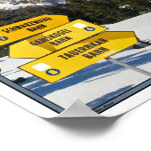 Zauchensee Ski Resort Poster (Hoek)