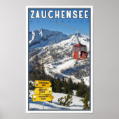 Zauchensee Ski Resort Poster (Voorkant)