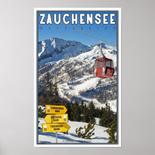 Zauchensee Ski Resort Poster