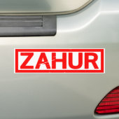 Zaur Stamp Bumpersticker (Op auto)