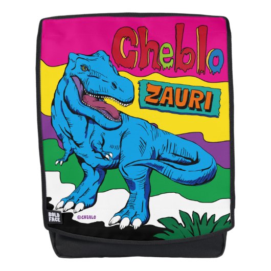 【ZAURI】のバックパック+フェイス RUGTASSEN (Voorkant)