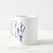 Zauw zaad van vrede, liefde en vreugde - inspirere koffiemok (Voorkant links)