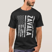 Zavala Achternaam Grappig Achternaam Team Zavala F T-shirt (Voorkant)