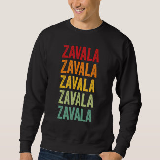 Zavala County Texas Regenboog Tekst Ontwerp Trui
