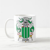 Zavala Family Crest Koffiemok (Links)