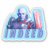 Zavala Inderdaad Enkele Sticker (Voorkant)