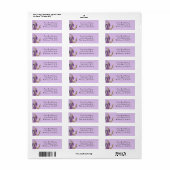 Zaviera in roze en Paarse Etiket (Full Sheet)