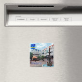 zAW010 ORANJESTAD, Aruba, Amerika, Fridge Magneet (Insitu (Vaatwasser))
