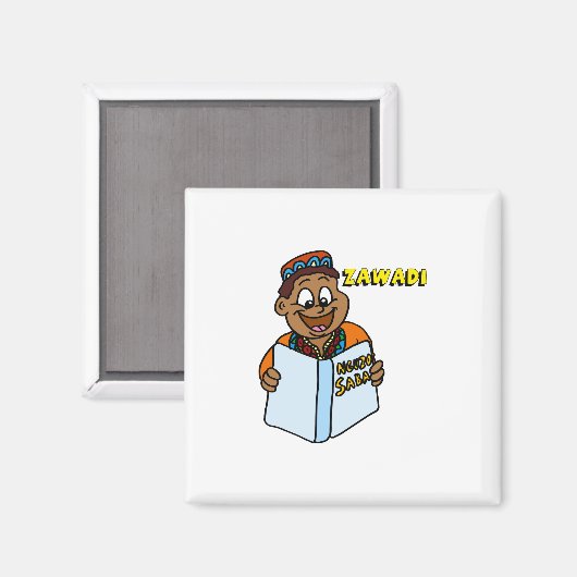 Zawadi Man Magneet (Voorkant / Achterkant)