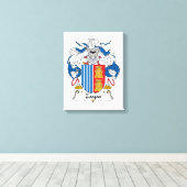 Zayas Family Crest Canvas Afdruk (Insitu (Houten vloer))