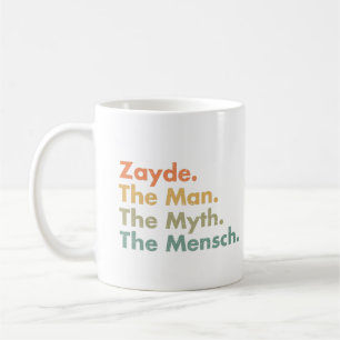 Zayde het Man The Myth the Mensch Koffiemok